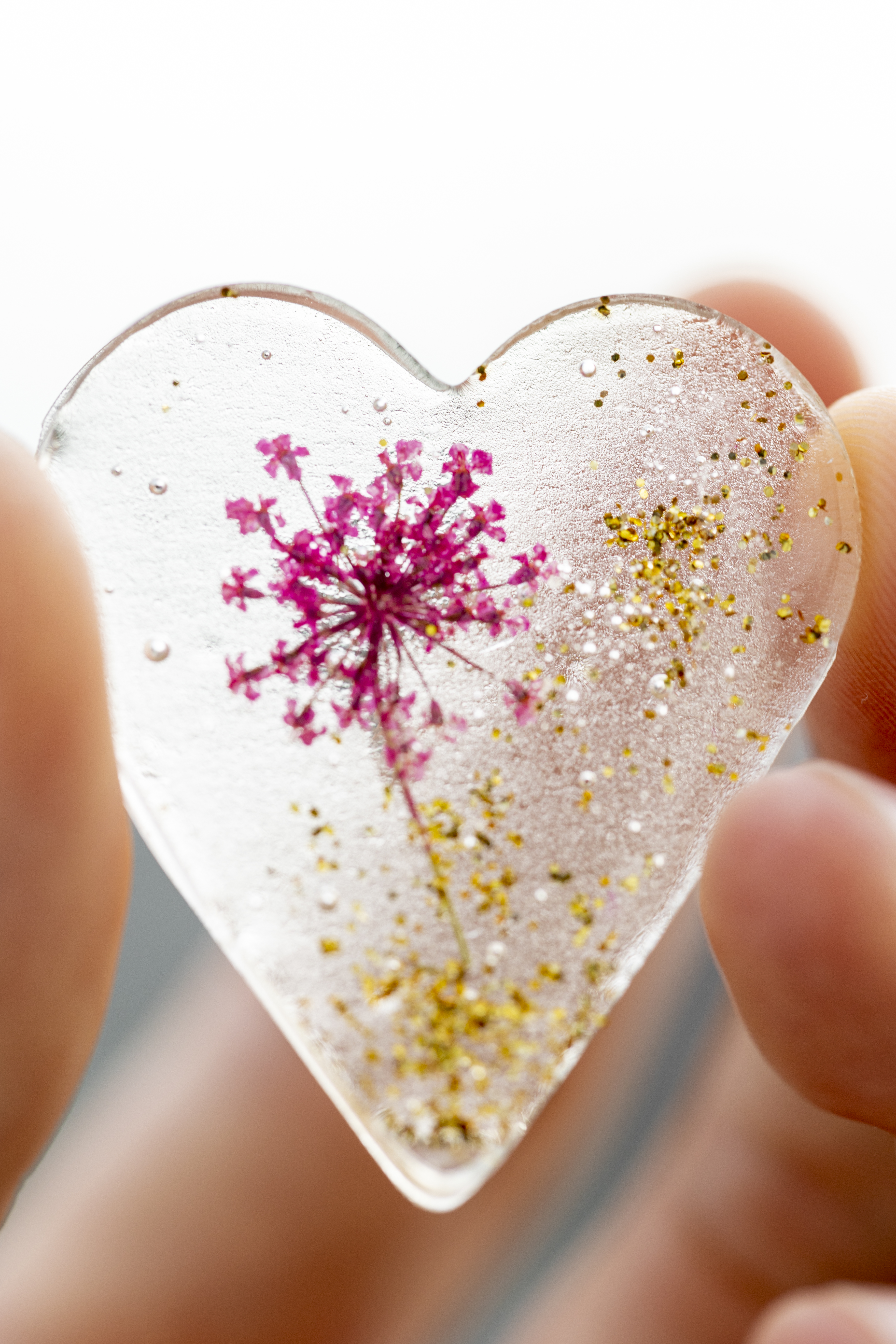 Knutselidee: uv resin (love)letters