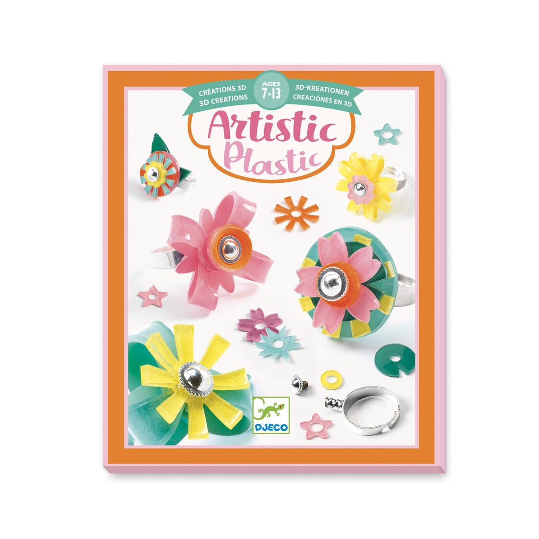 Djeco Artistic Plastic ring collectie 7-13 jaar Djeco Artistic Plastic ring collectie 7-13 jaar