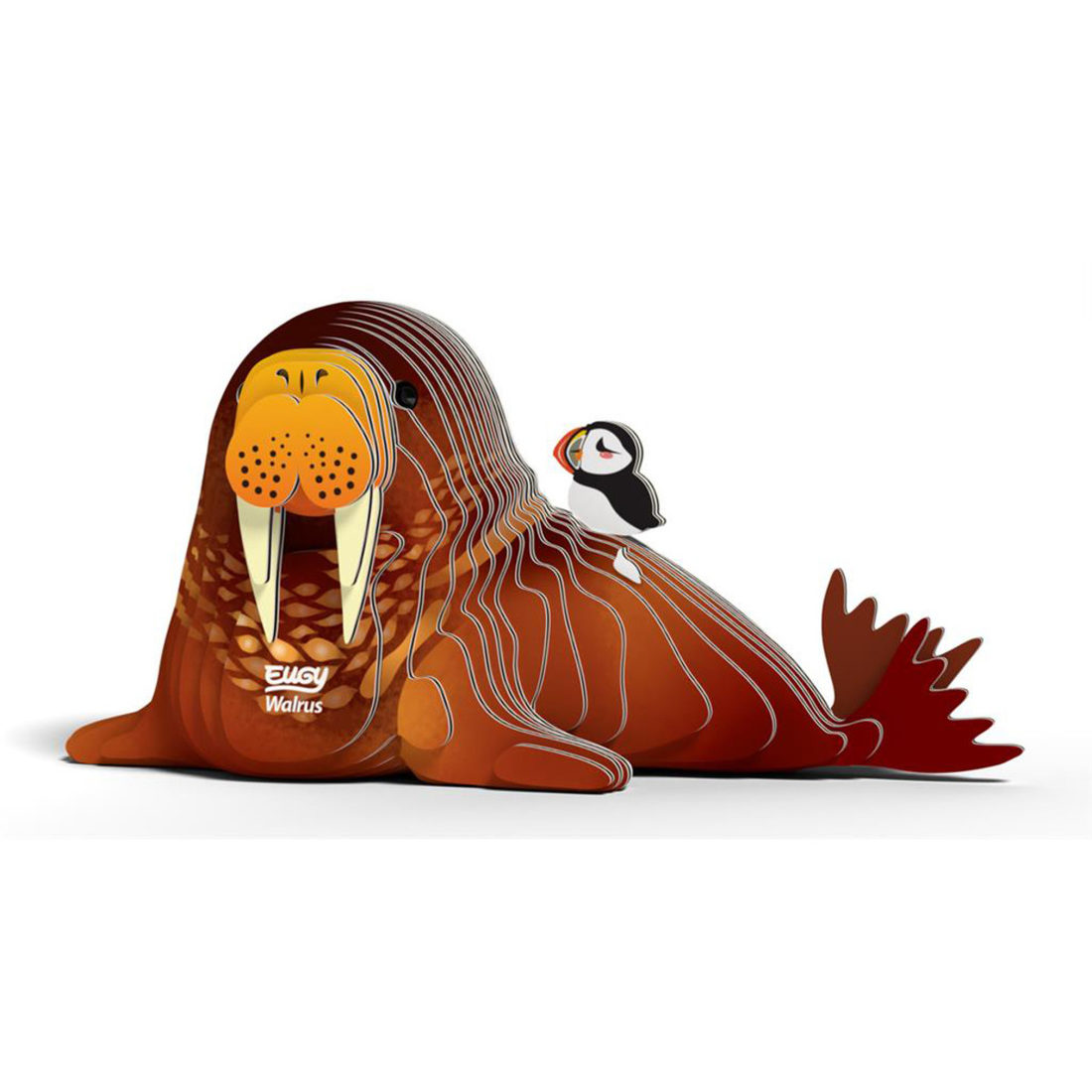 Eugy 3D karton zeedier - walrus Eugy 3D karton zeedier - walrus