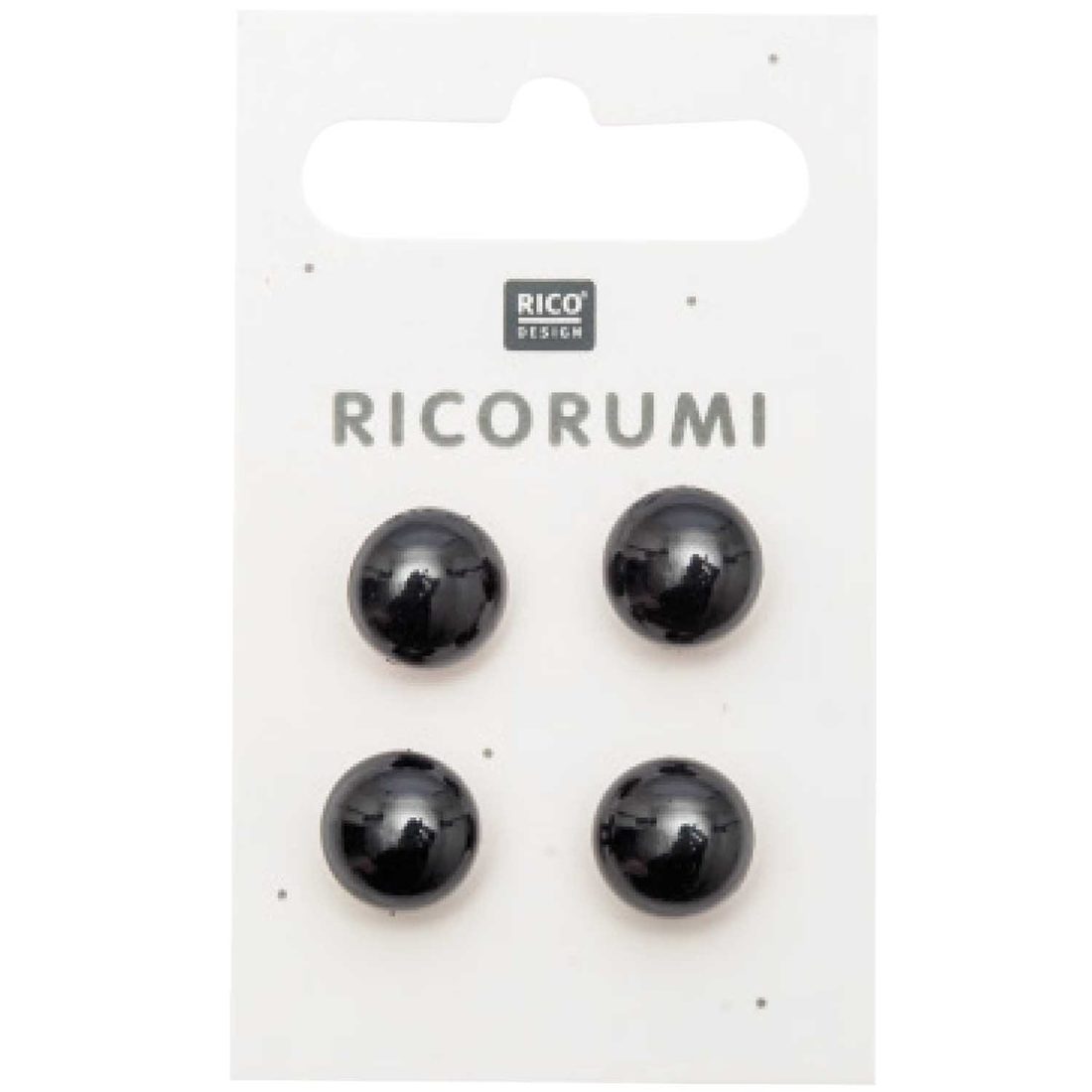Naaiogen 11 mm 4 stuks zwart Naaiogen 11 mm 4 stuks zwart