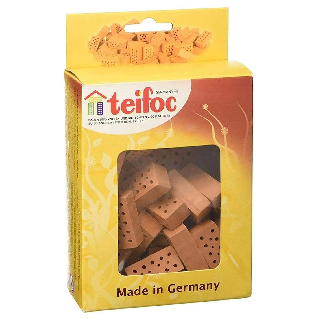 Teifoc Rode baksteentjes 32 stuks Teifoc Rode baksteentjes 32 stuks