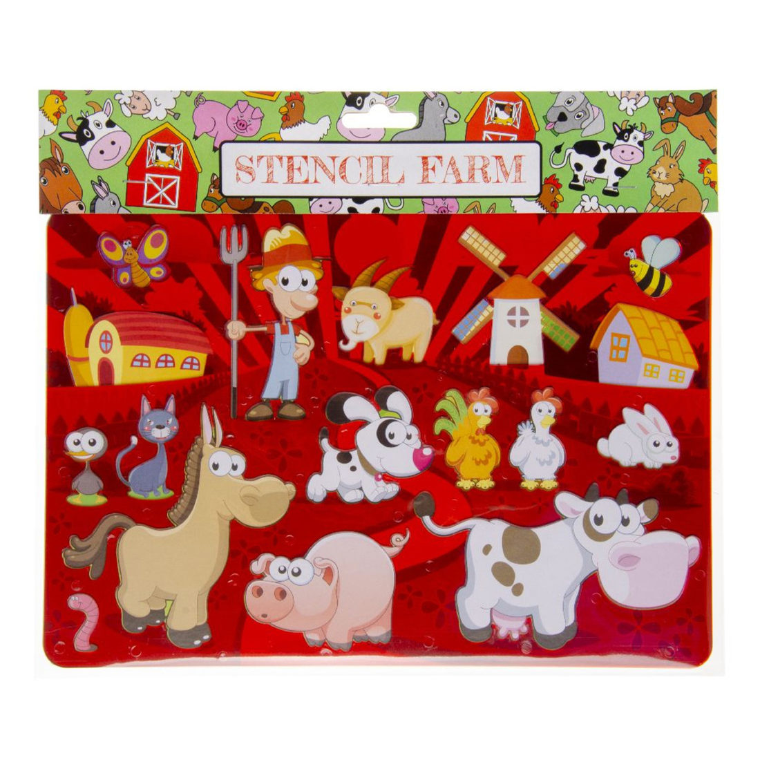 Tekensjabloon boerderijdieren Tekensjabloon boerderijdieren