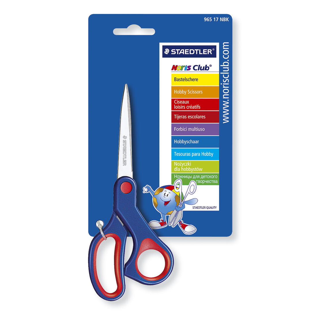 Noris Club hobbyschaar rechtshandig 17 cm Noris Club hobbyschaar rechtshandig 17 cm