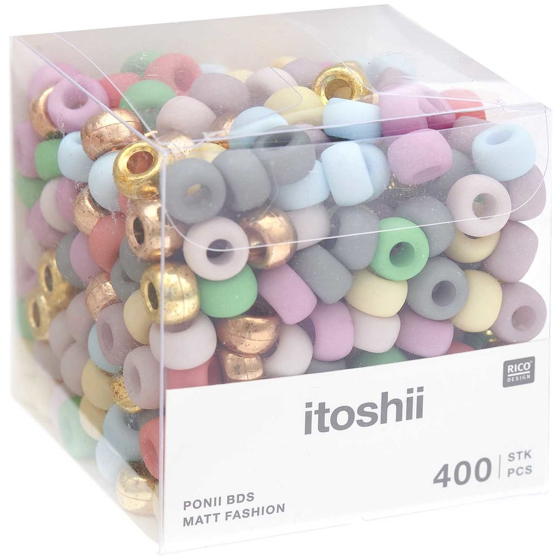 Ponii Beads Kralen 9 x 6 mm 400 stuks Ponii Beads Kralen 9 x 6 mm 400 stuks