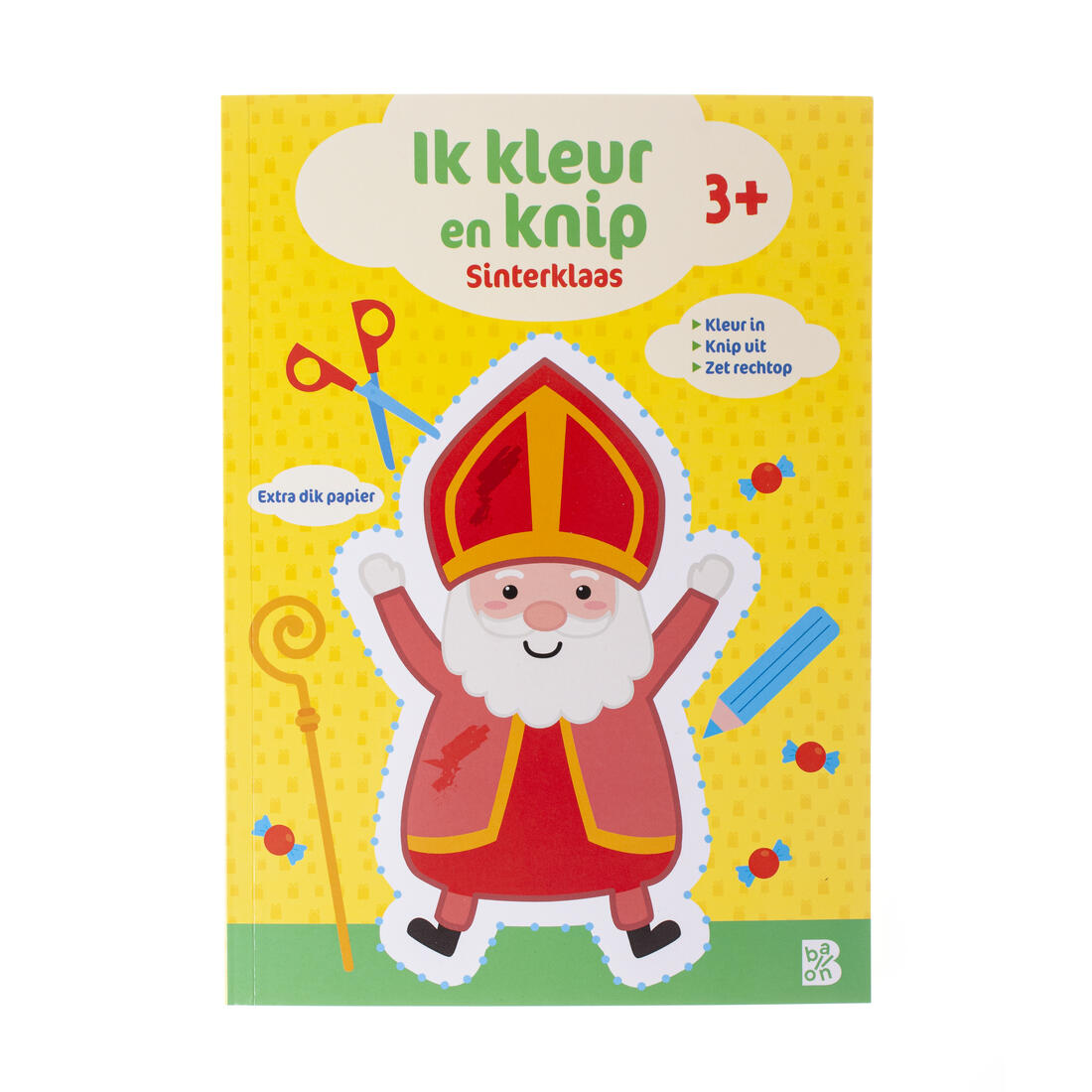 Ik kleur en knip: Sinterklaas