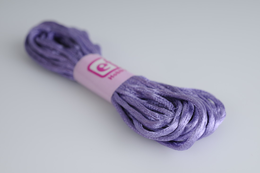 Kumihimo koord 1,5 mm 6 m violet