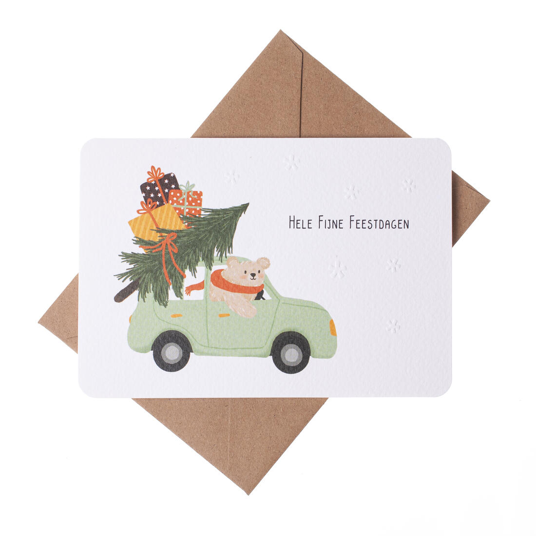 Wenskaart - Hele fijne feestdagen