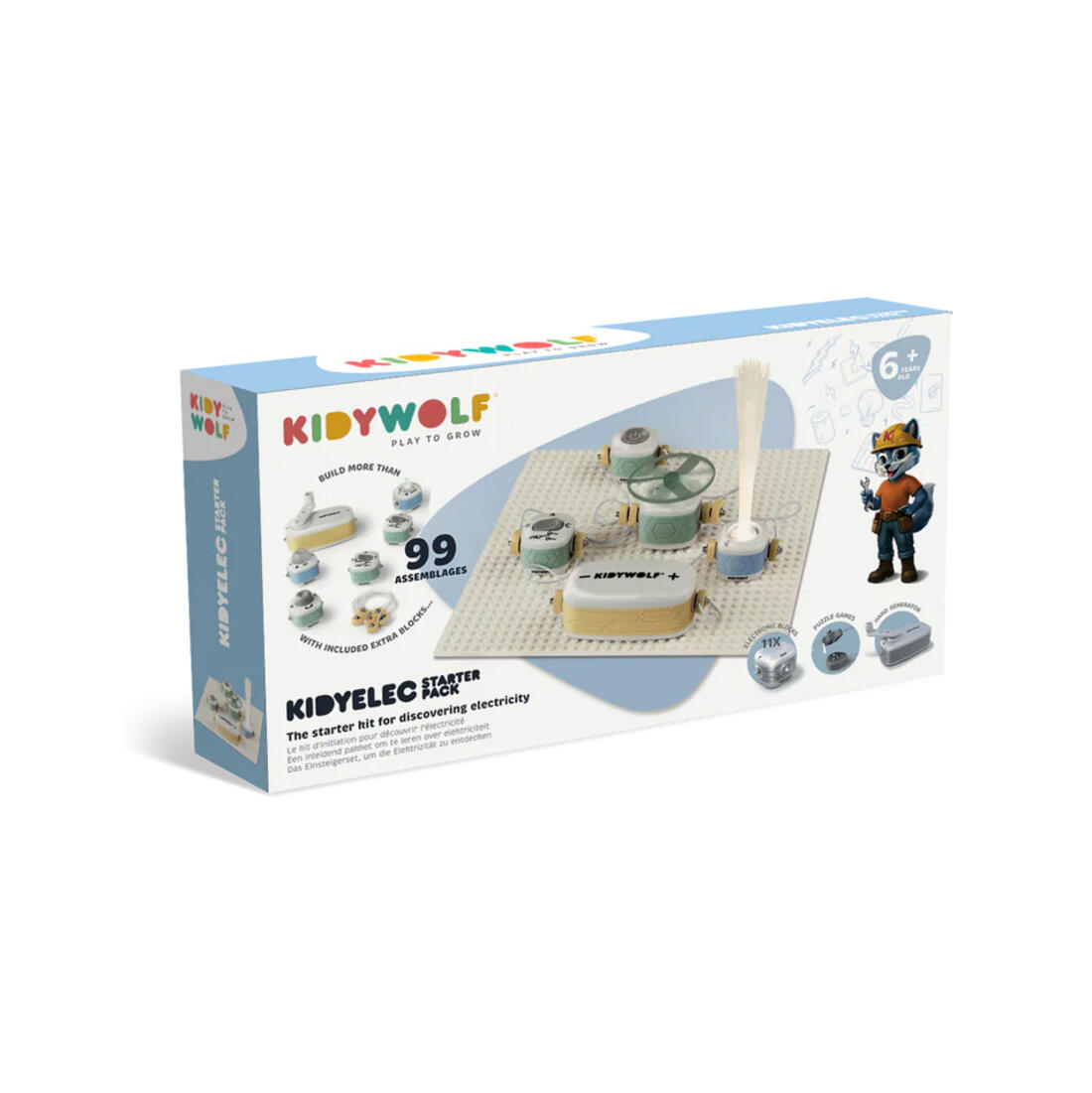 Kidyelec-starter My first electricity kit - 11-delig