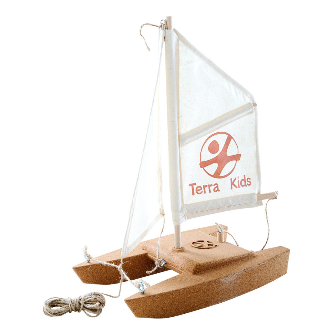 Terra kids - Bouwpakket catamaran in kurk
