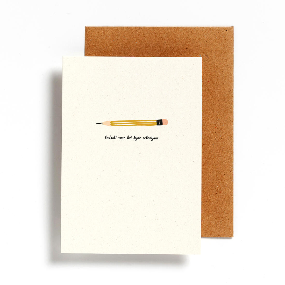 Wenskaart - Bedankt voor het fijne schooljaar