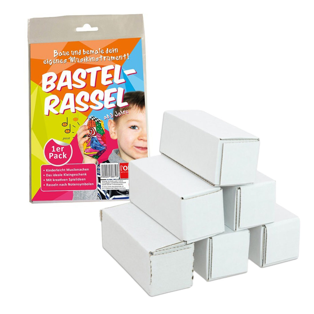 Schuddozen om te knutselen 6 stuks