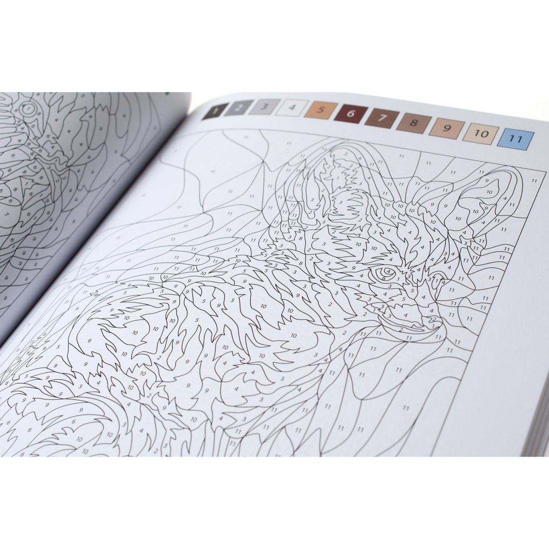 Kleuren op nummer voor volwassenen - Dieren Kleuren op nummer voor volwassenen - Dieren