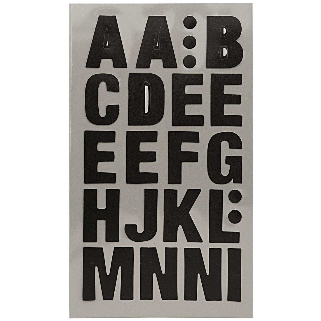 Stickers alfabet zwart Stickers alfabet zwart