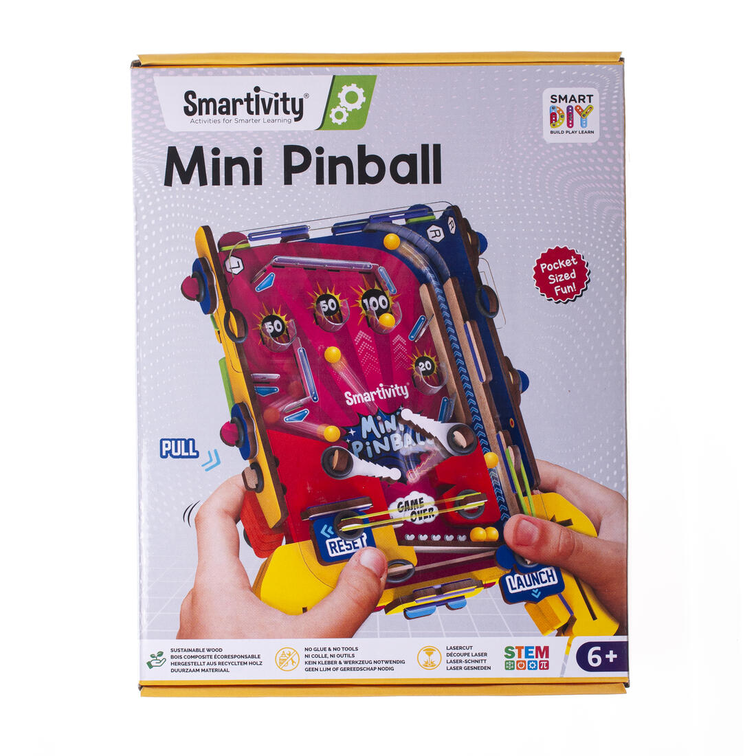 Smartivity STEAM Mini trek- of flipperkast (Pinball)
