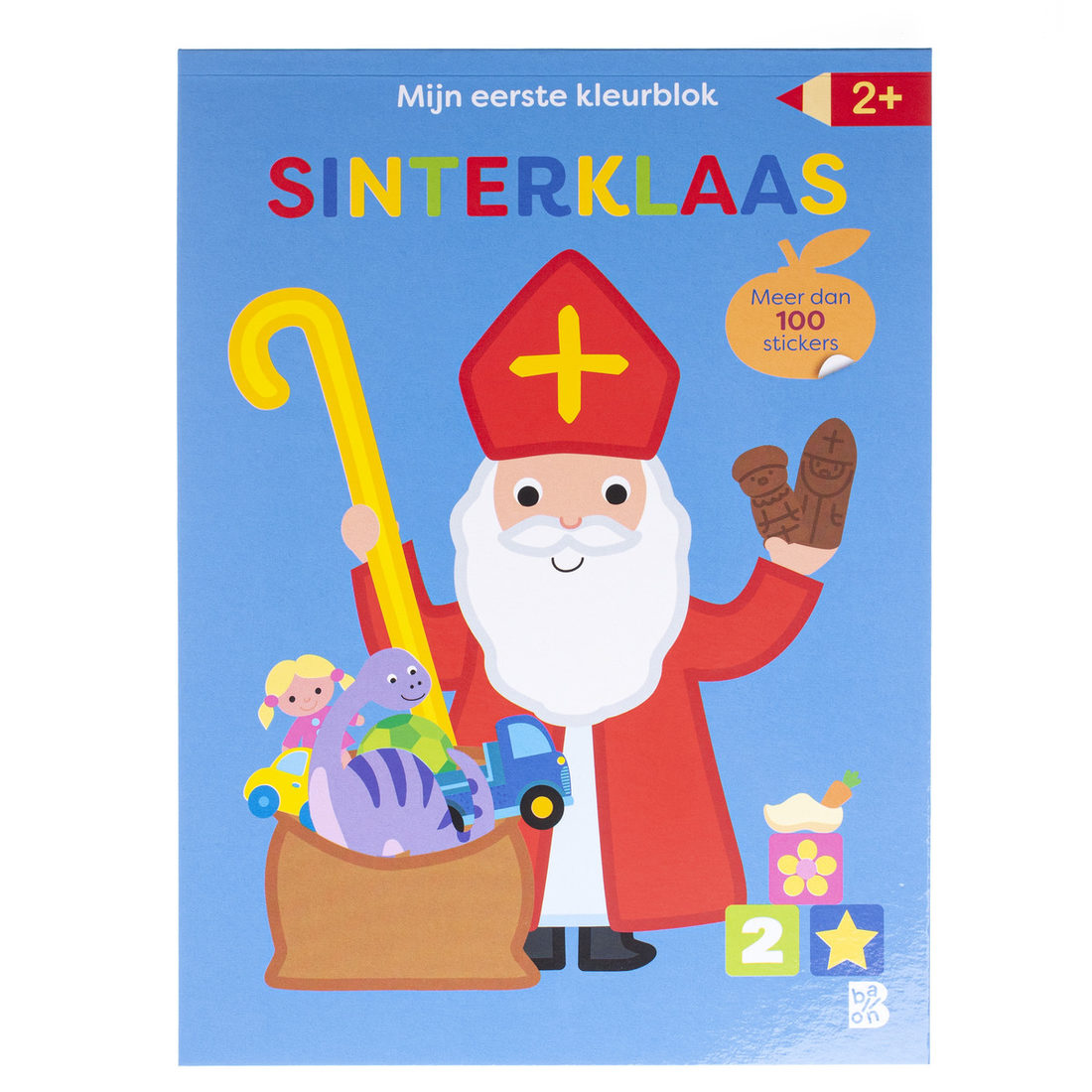 2+ Mijn allereerste kleurblok - Sinterklaas