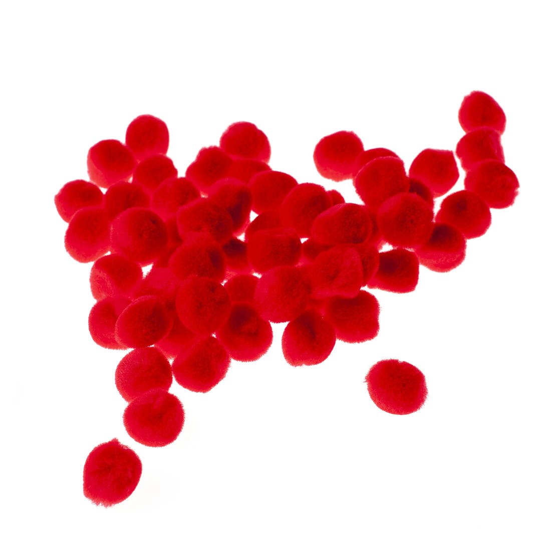 Pompon 15 mm 60 stuks