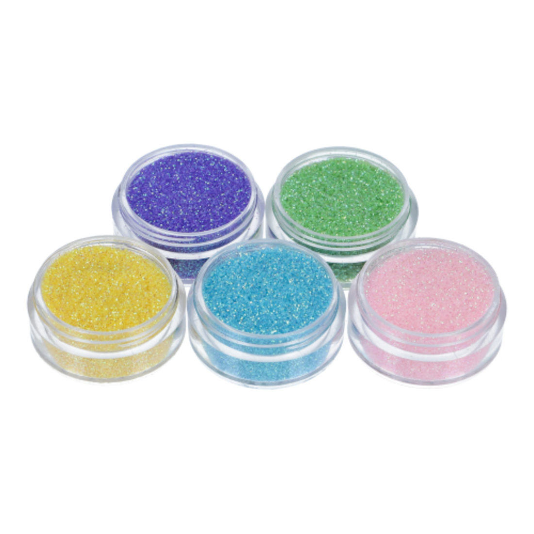 Glitter voor glittertattoos 5 x 5 ml
