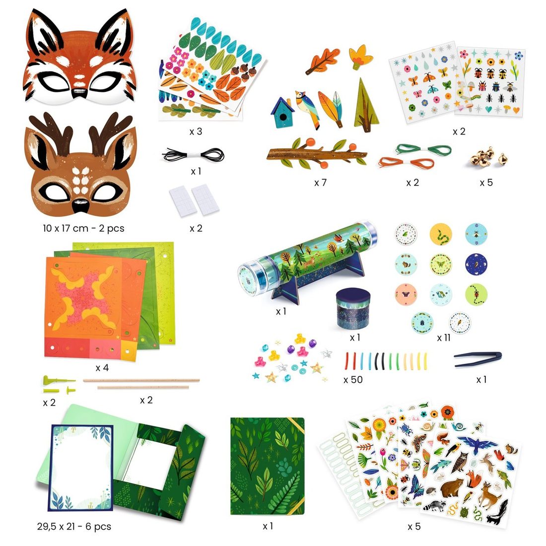 Djeco DIY 5 activiteiten Nature +5 jaar Djeco DIY 5 activiteiten Nature +5 jaar