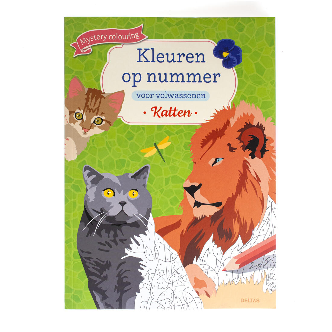 Kleuren op nummer voor volwassenen - Katten