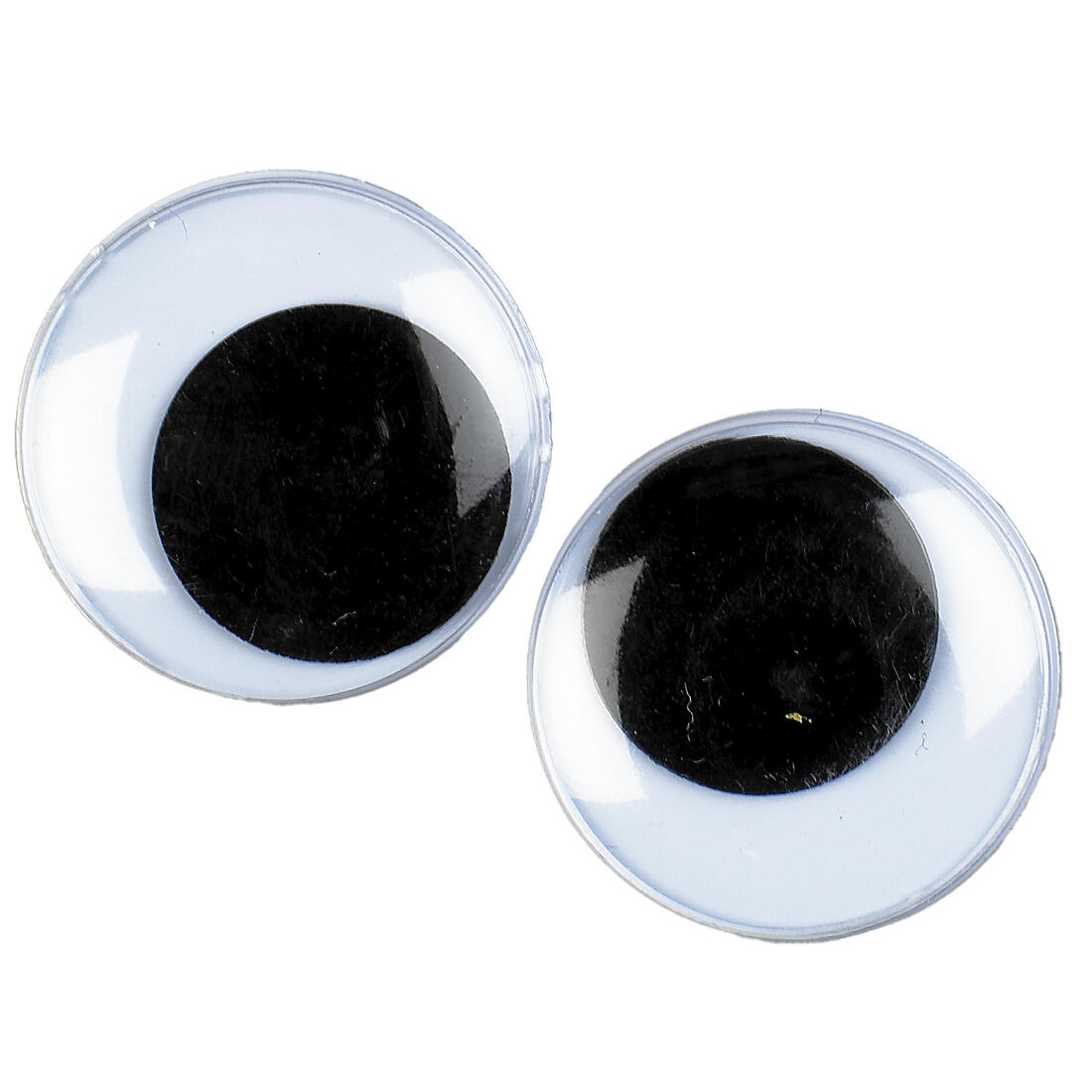 Wiebeloogjes 10 stuks 30 mm zwart-wit