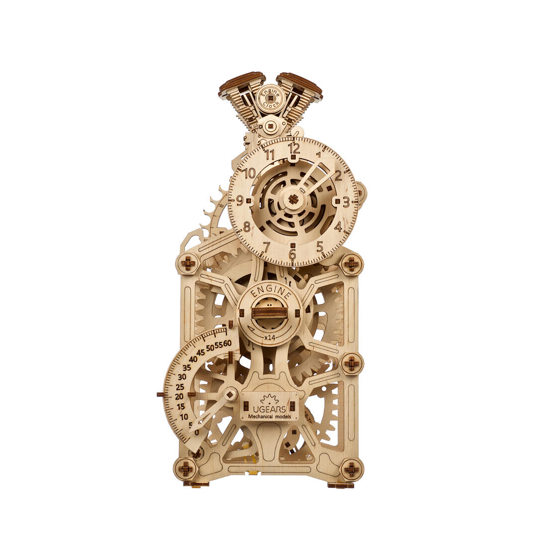 U-gears Engine Clock werkende klok U-gears Engine Clock werkende klok