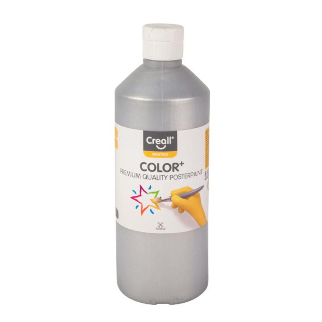 Creall plakkaatverf Color 0,5 l zilver Creall plakkaatverf Color 0,5 l zilver