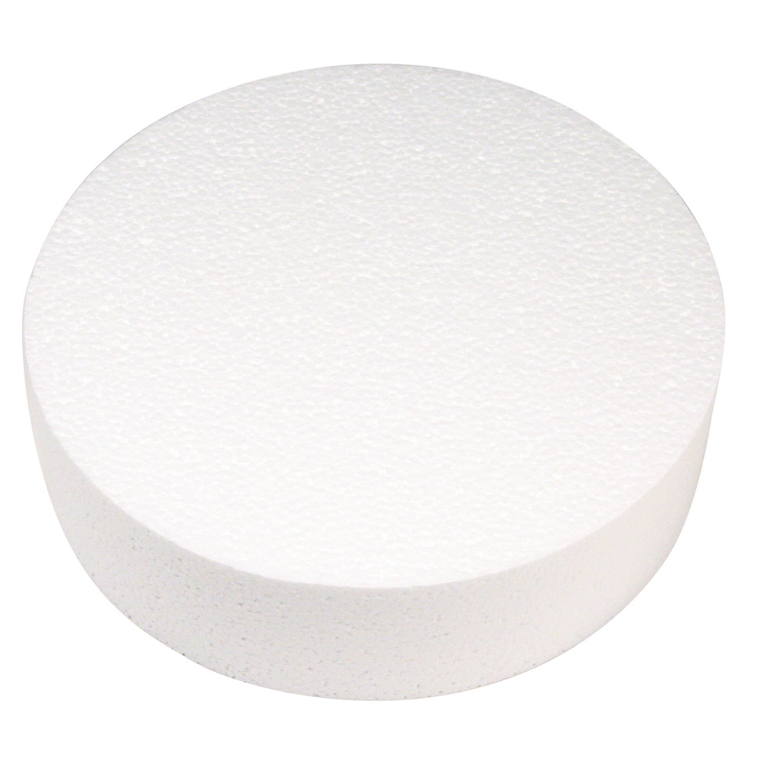 Polystyreen schijf rond 25 x 5 cm Polystyreen schijf rond 25 x 5 cm