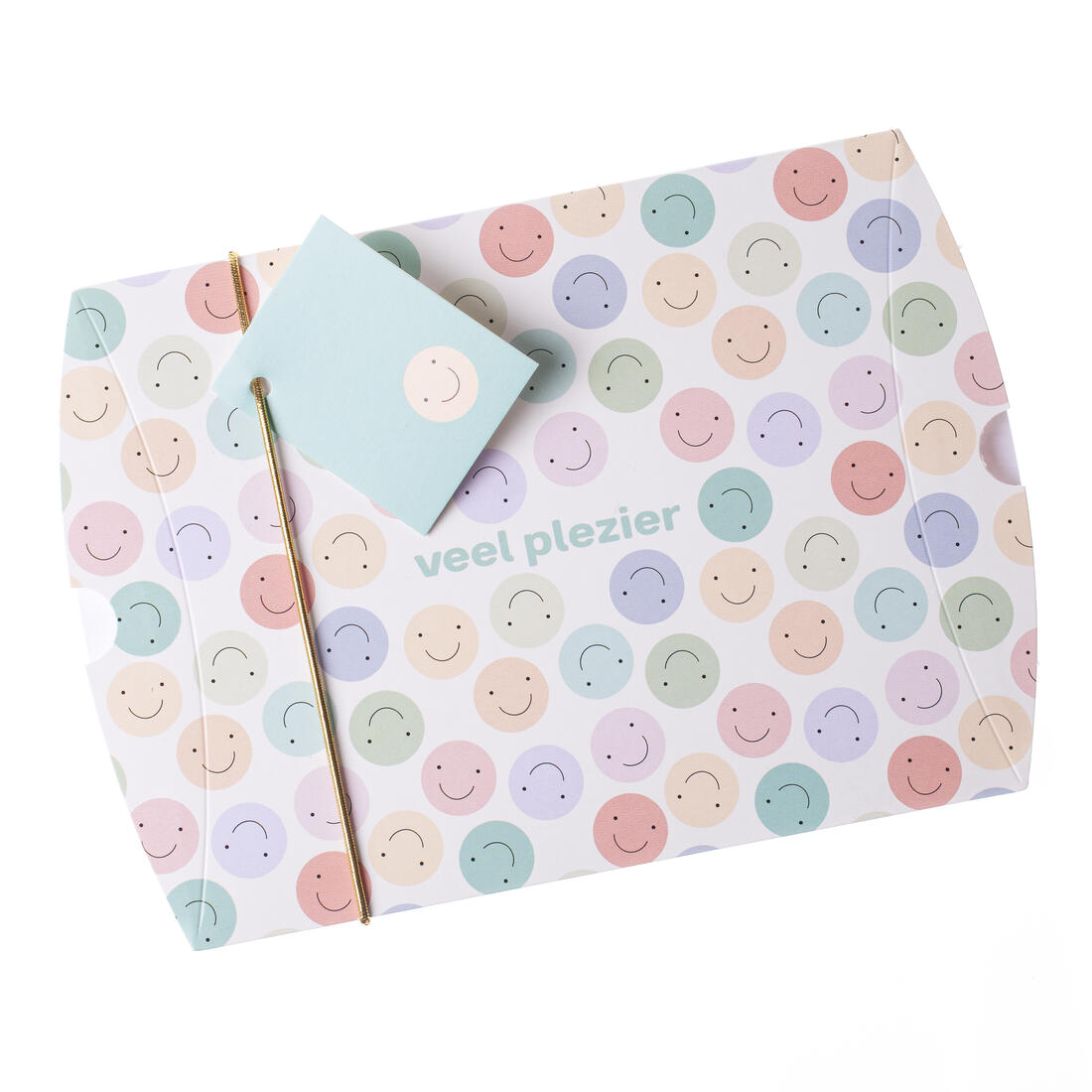 Geschenkdoosje 12 x 17 cm + labeltje - Veel plezier