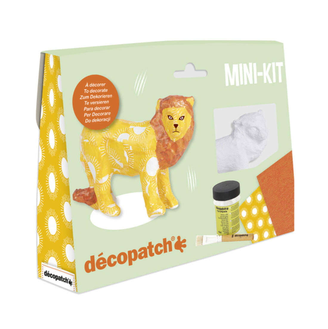 Décopatch mini-set Leeuw Décopatch mini-set Leeuw