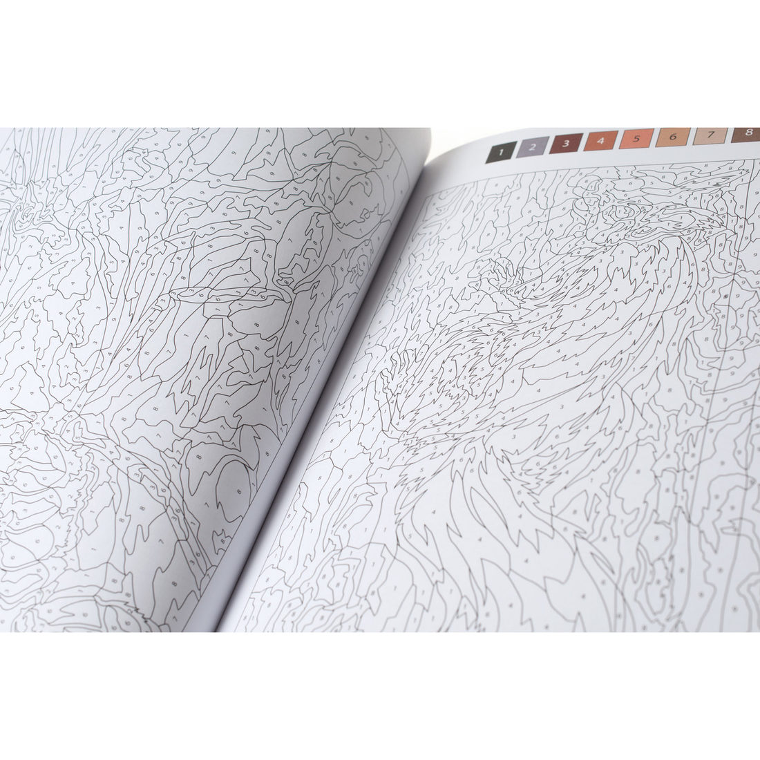 Kleuren op nummer voor volwassenen - Dieren Kleuren op nummer voor volwassenen - Dieren