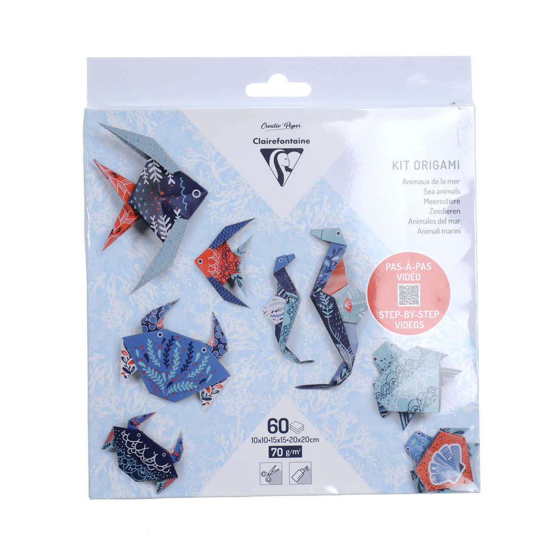 Origami set zeewereld