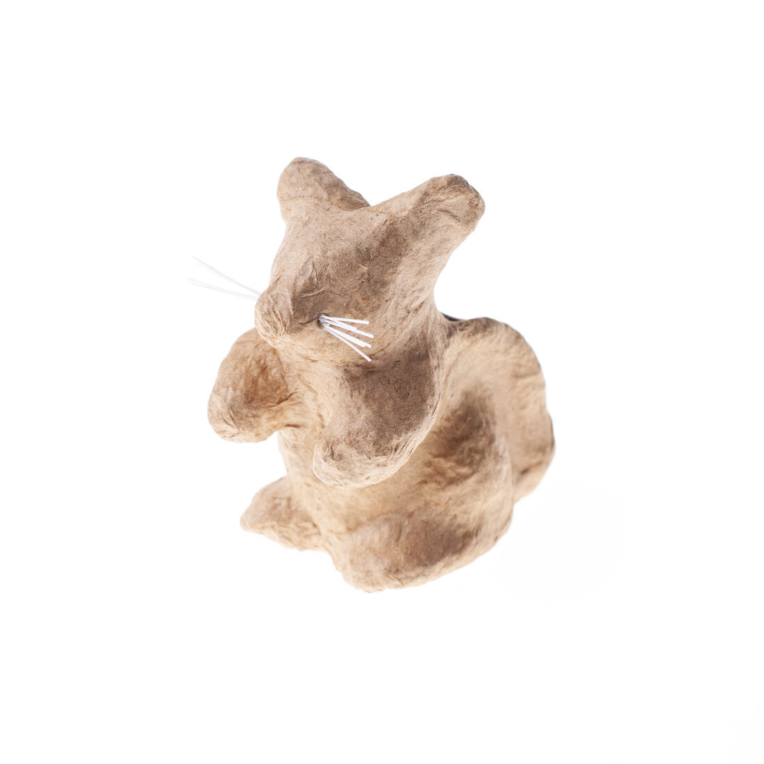 Papier-maché figuur muis 5 cm