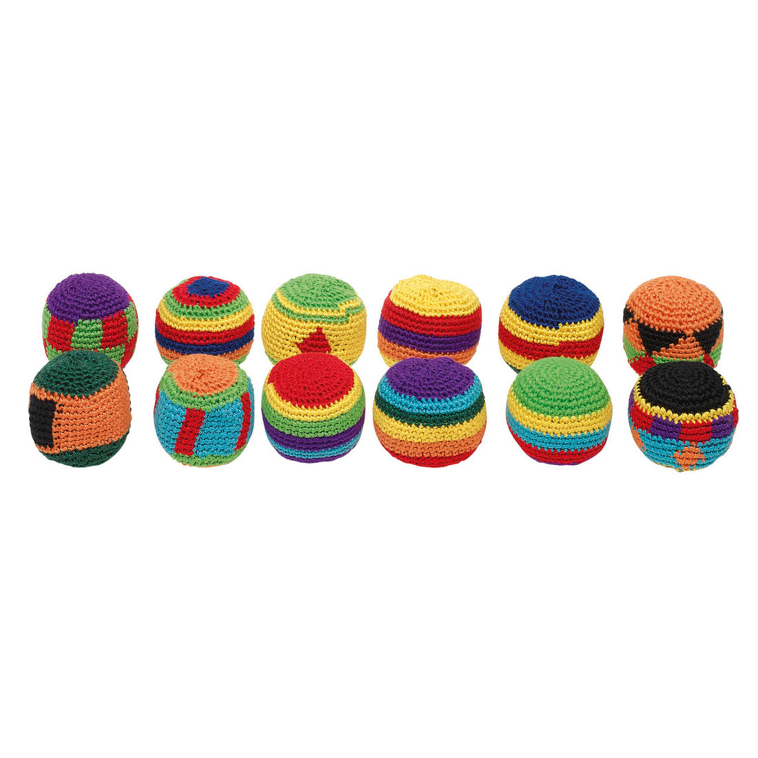 Voet-bal Hacky Sacky 5 cm katoen 1 stuk Voet-bal Hacky Sacky 5 cm katoen 1 stuk