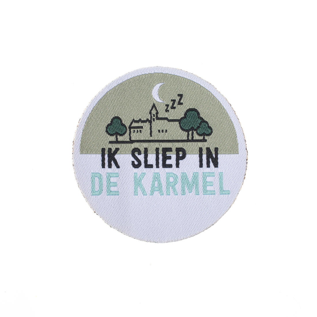Kenteken Chirohuizen Ik sliep in De Karmel