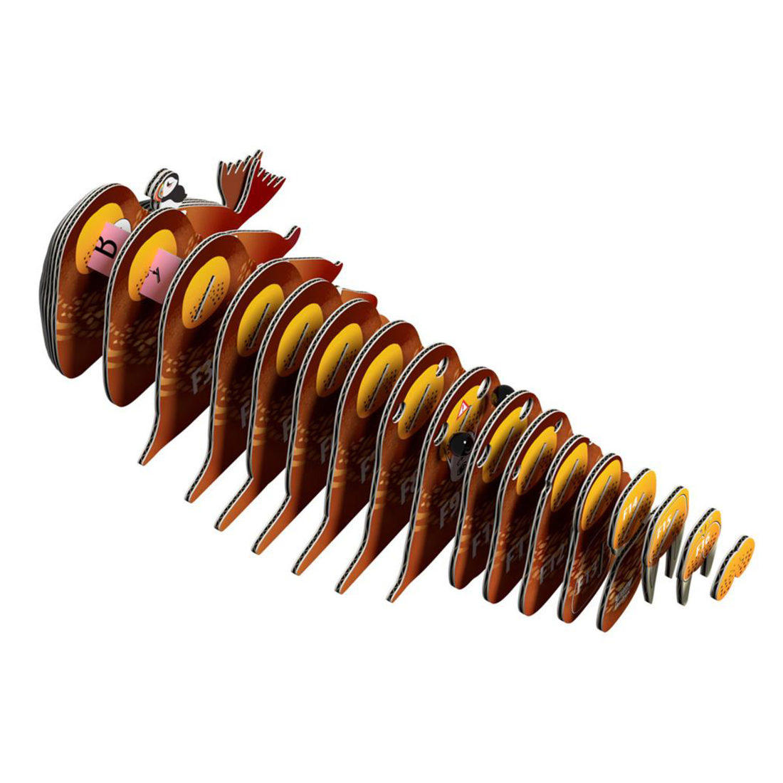 Eugy 3D karton zeedier - walrus Eugy 3D karton zeedier - walrus