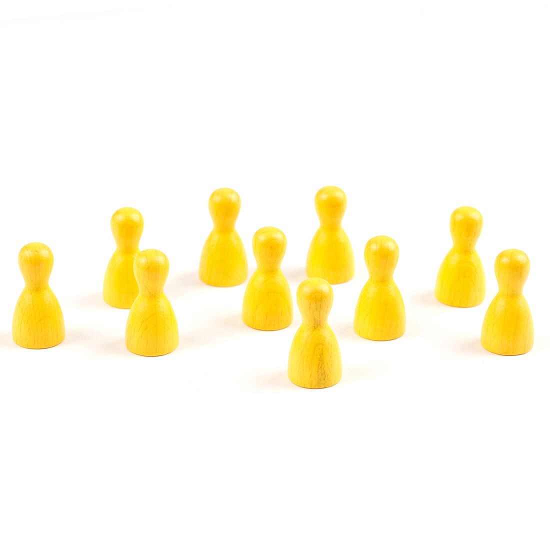 Pion 25 mm hoog 10 stuks geel