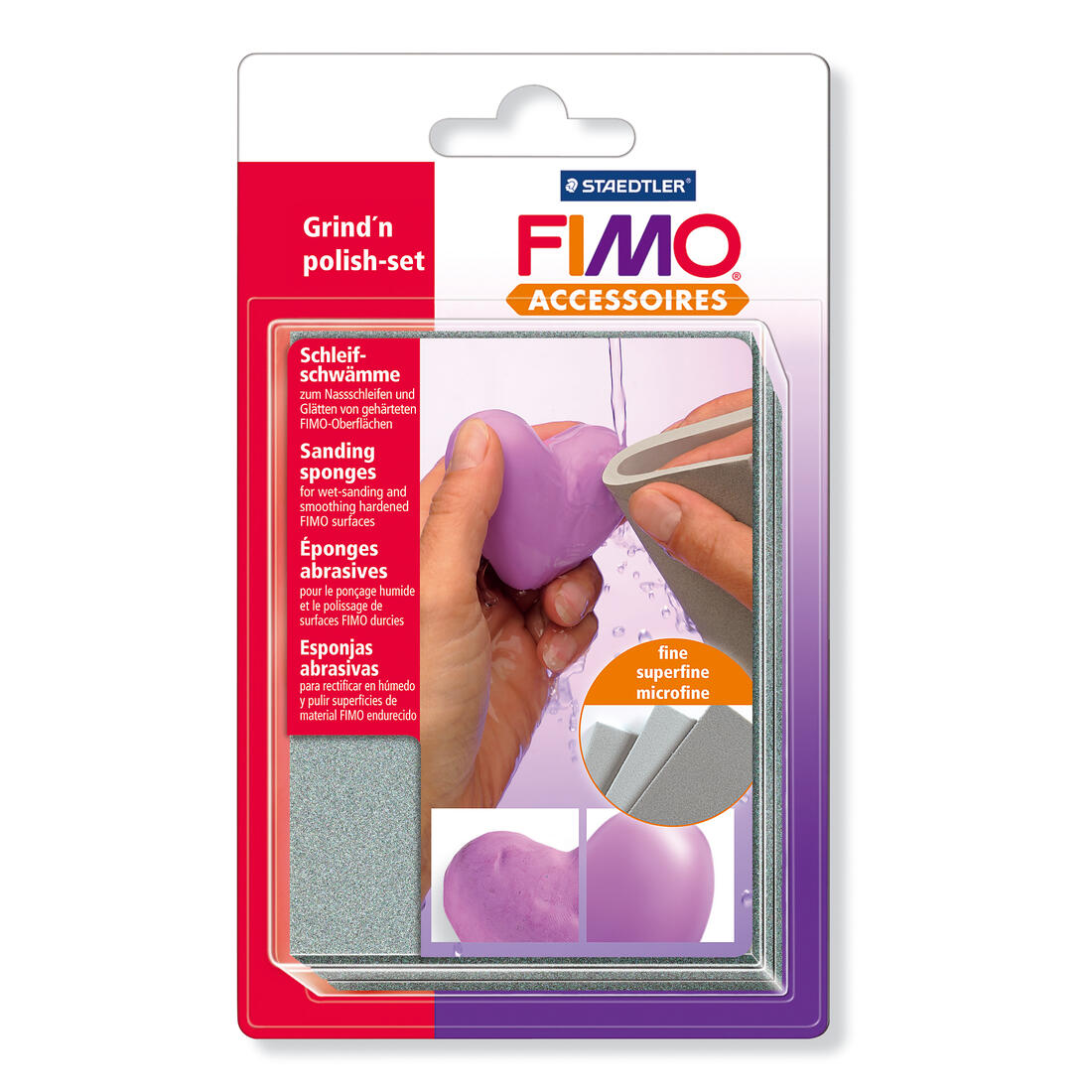 Fimo Accessoires schuur- en polijstsponsjes