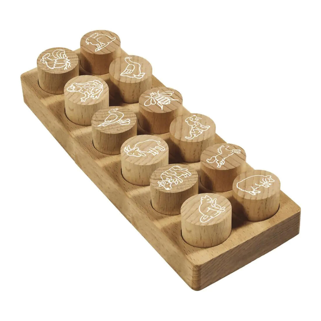 Colop woodies herkenningsstempels boerderijdieren