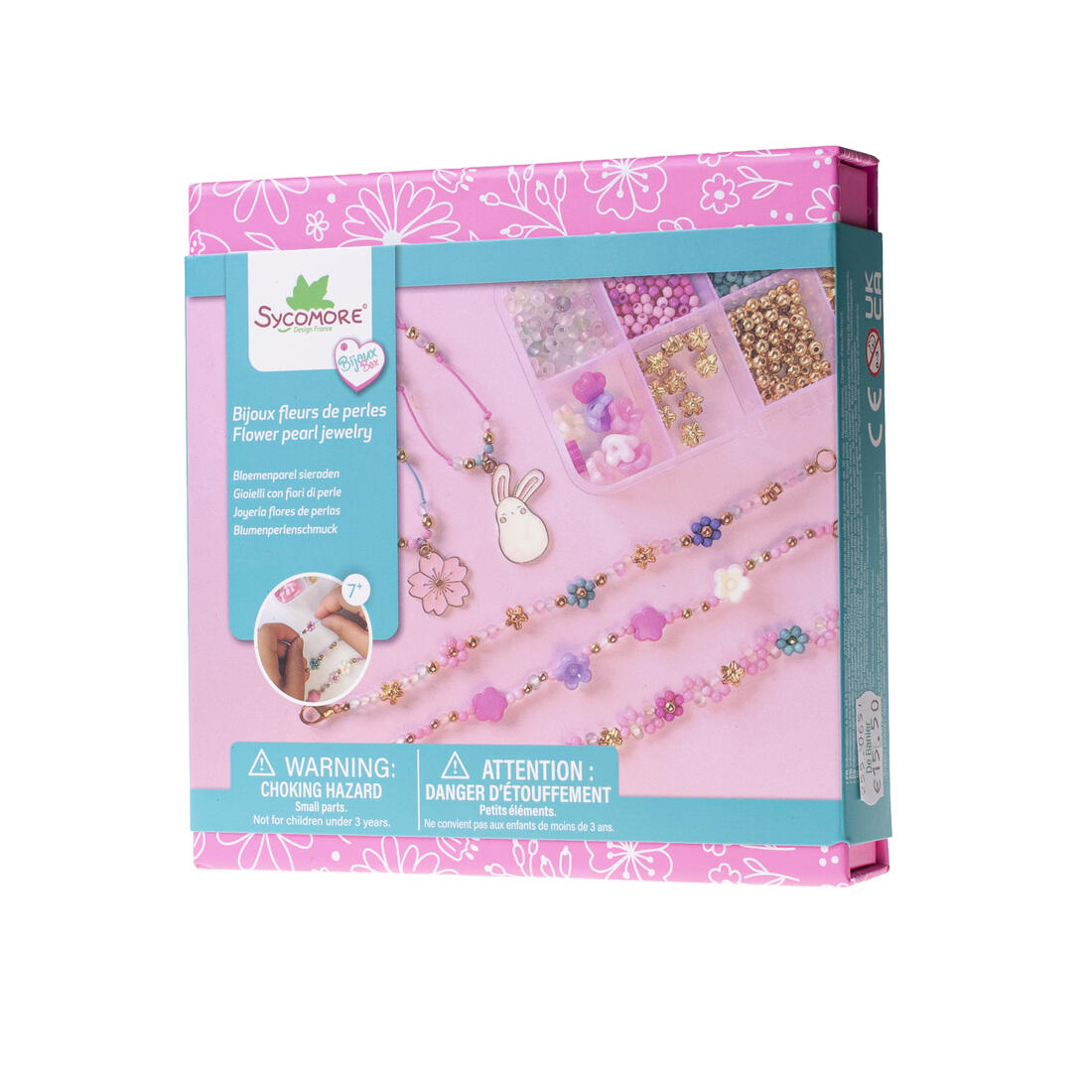 Bijoux box - parelbloemen sieraden 7+
