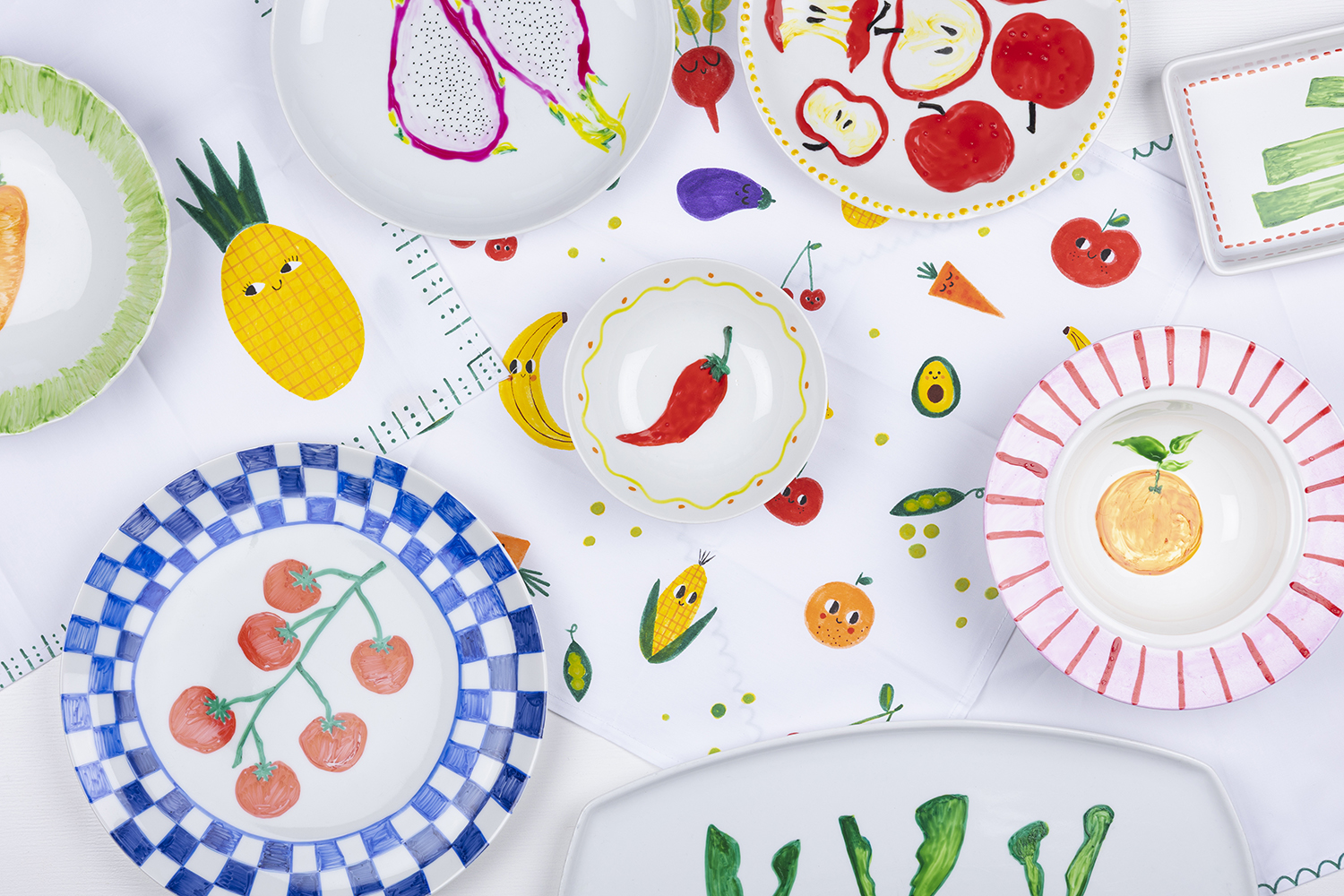 Fruitjes en groentjes op je bord