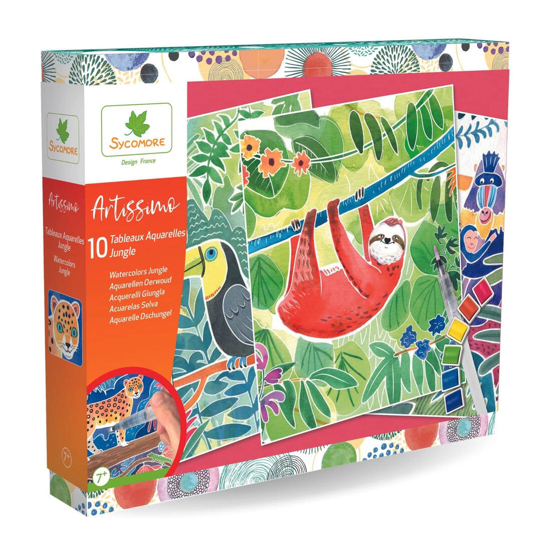 Artissimo aquarellen oerwoud 7+