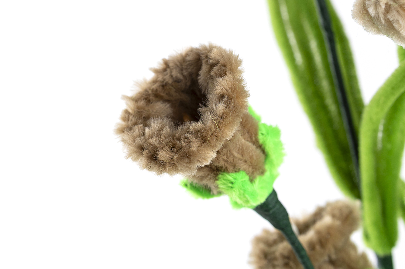 Chenilleboeketje voor moederdag