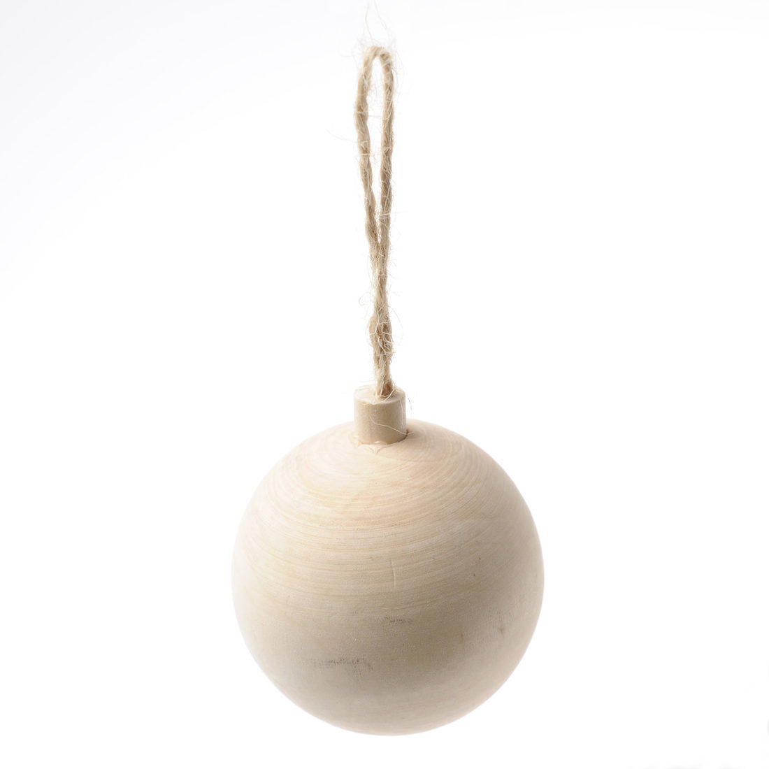 Kerstbal hout 5,5 cm