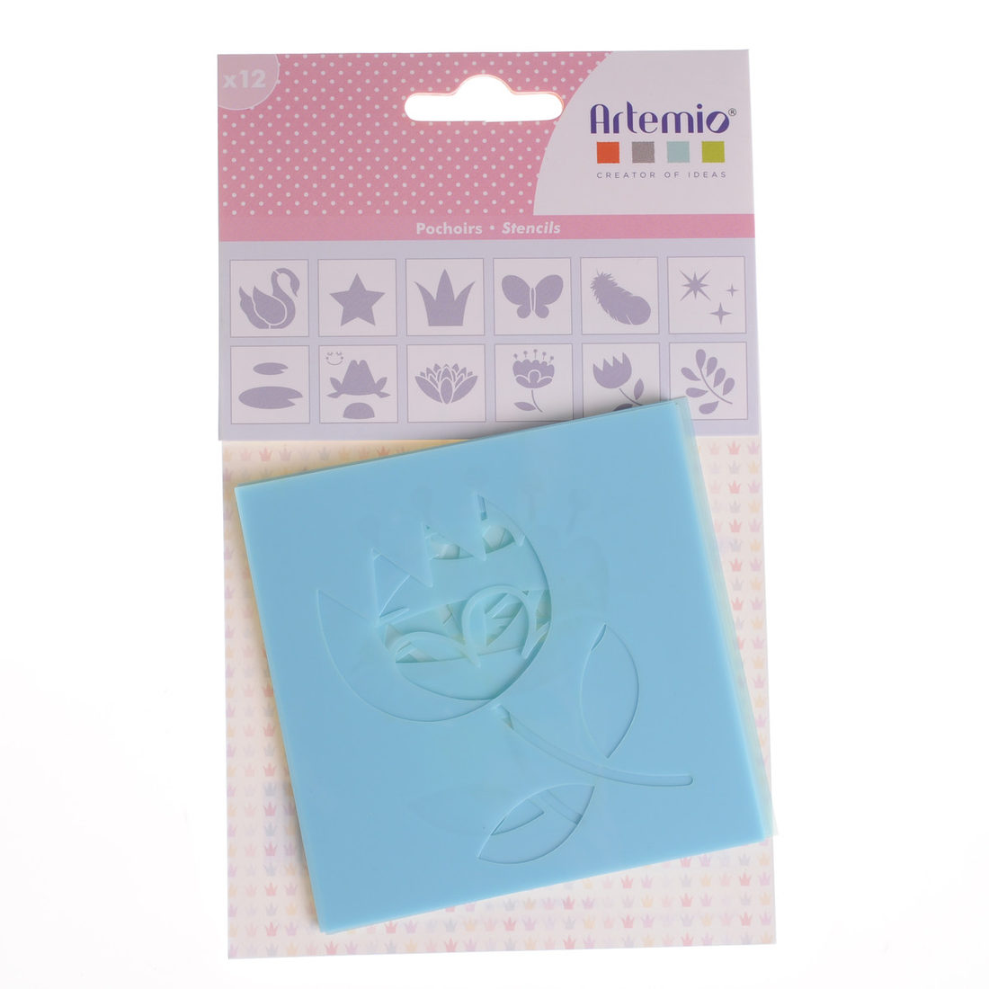 Sjabloon set 12 stuks lovely swan Sjabloon set 12 stuks lovely swan