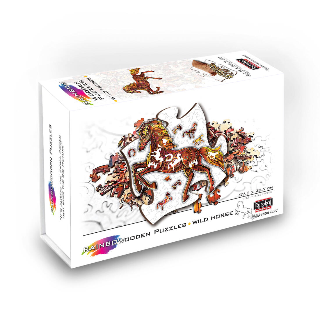 RainboWooden houten puzzel Paard 7+ 103 stuks