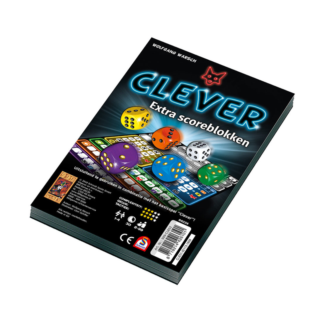 Clever - 2 extra scoreblokken 8+ Clever - 2 extra scoreblokken 8+