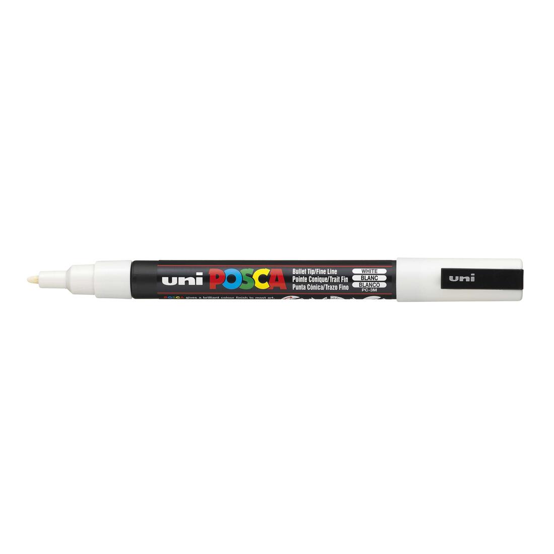 POSCA acrylmarker fijn PC-3M 0,9 - 1,3 mm Wit