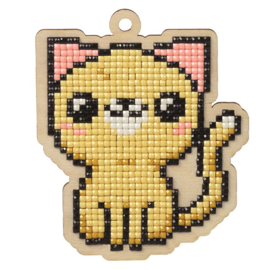 Diamond Painting op hout M kat Eugene Diamond Painting op hout M kat Eugene