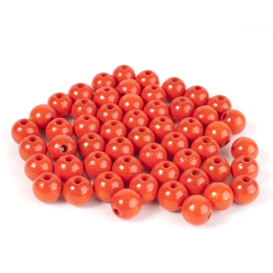 Houten parels 10 mm 52 stuks Houten parels 10 mm 52 stuks