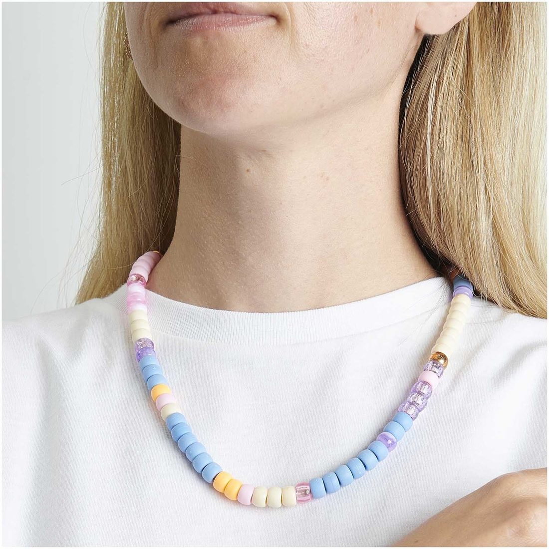 Ponii Beads Kralen 9 x 6 mm 80 stuks mix Ponii Beads Kralen 9 x 6 mm 80 stuks mix